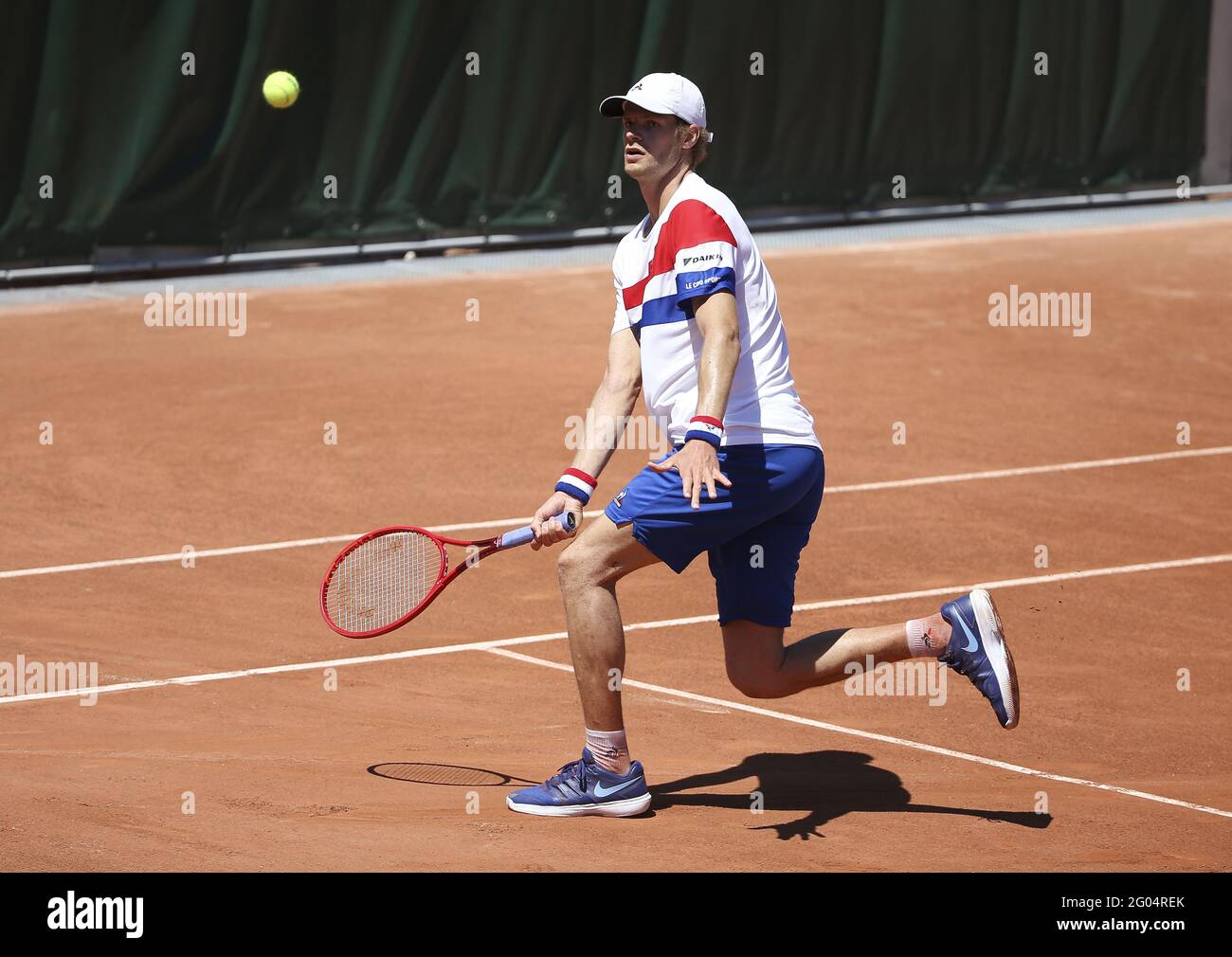 Yannick Hanfmann of Germany during day 1 of the French Open 2021, a Grand  Slam tennis tournament on May 30, 2021 at Roland-Garros stadium in Paris,  France - Photo Jean Catuffe /