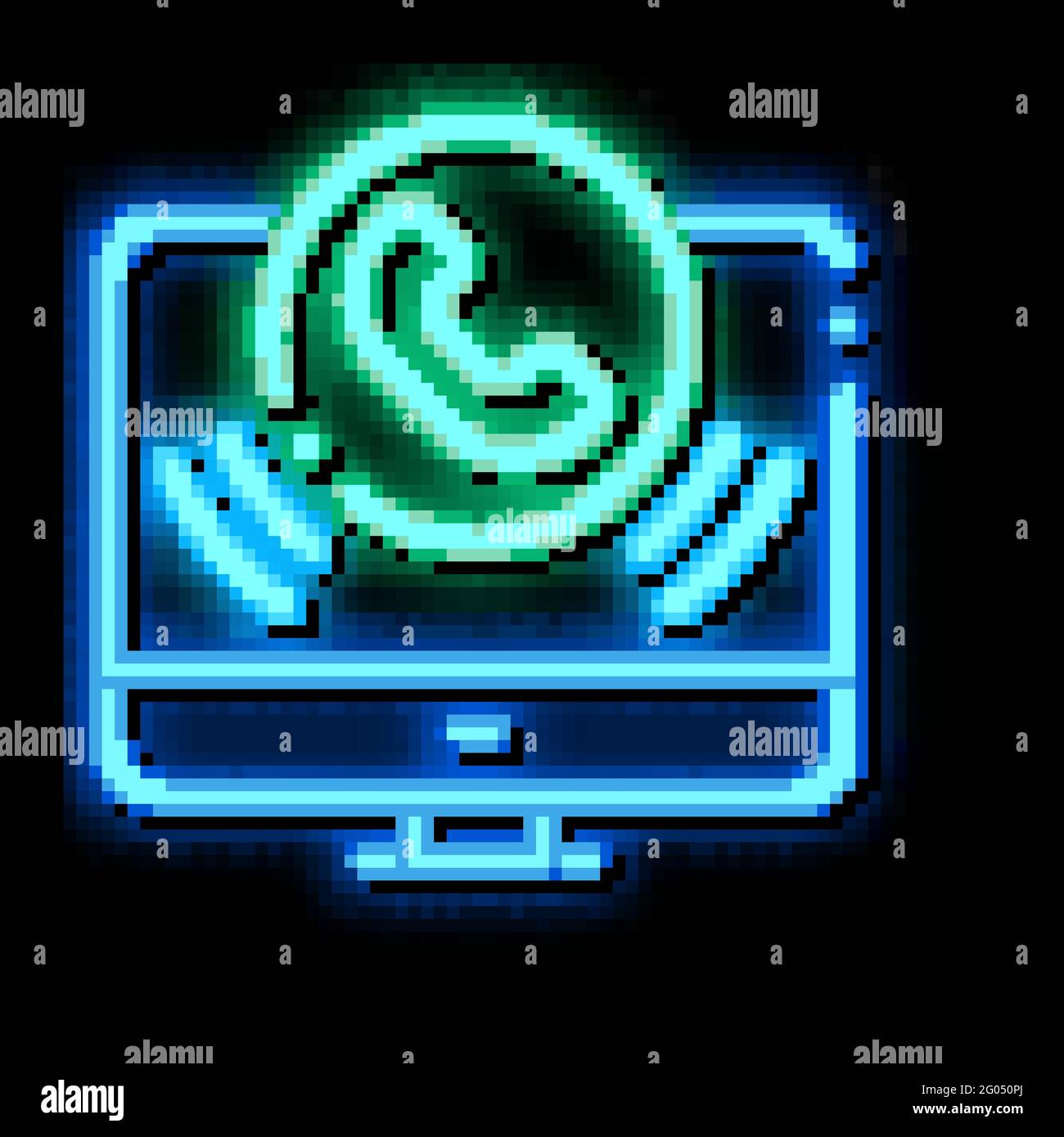 80s computer graphics Stock Vector Images - Alamy