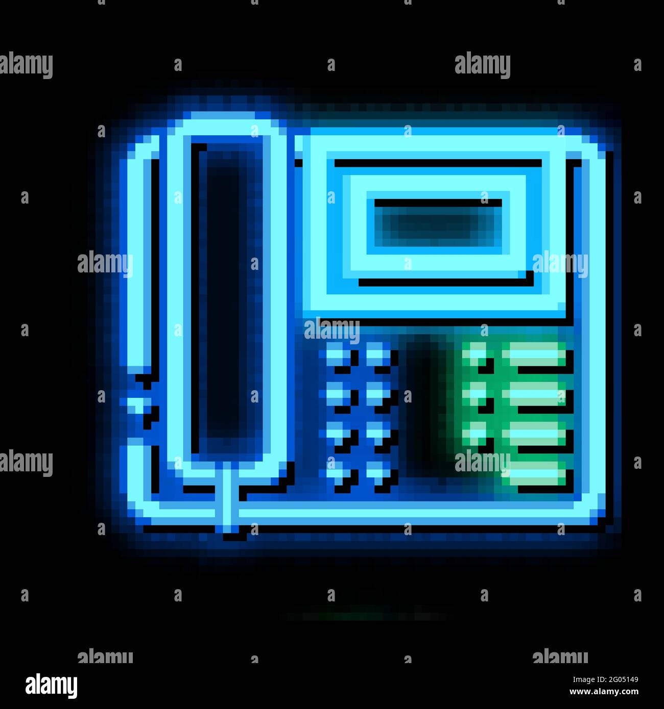 Home Telephone neon glow icon illustration Stock Vector Image & Art - Alamy