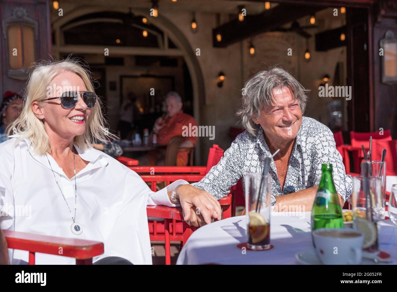 Saint Tropez, France. 25th May, 2021. Herbert Herrmann, actor, and his ...