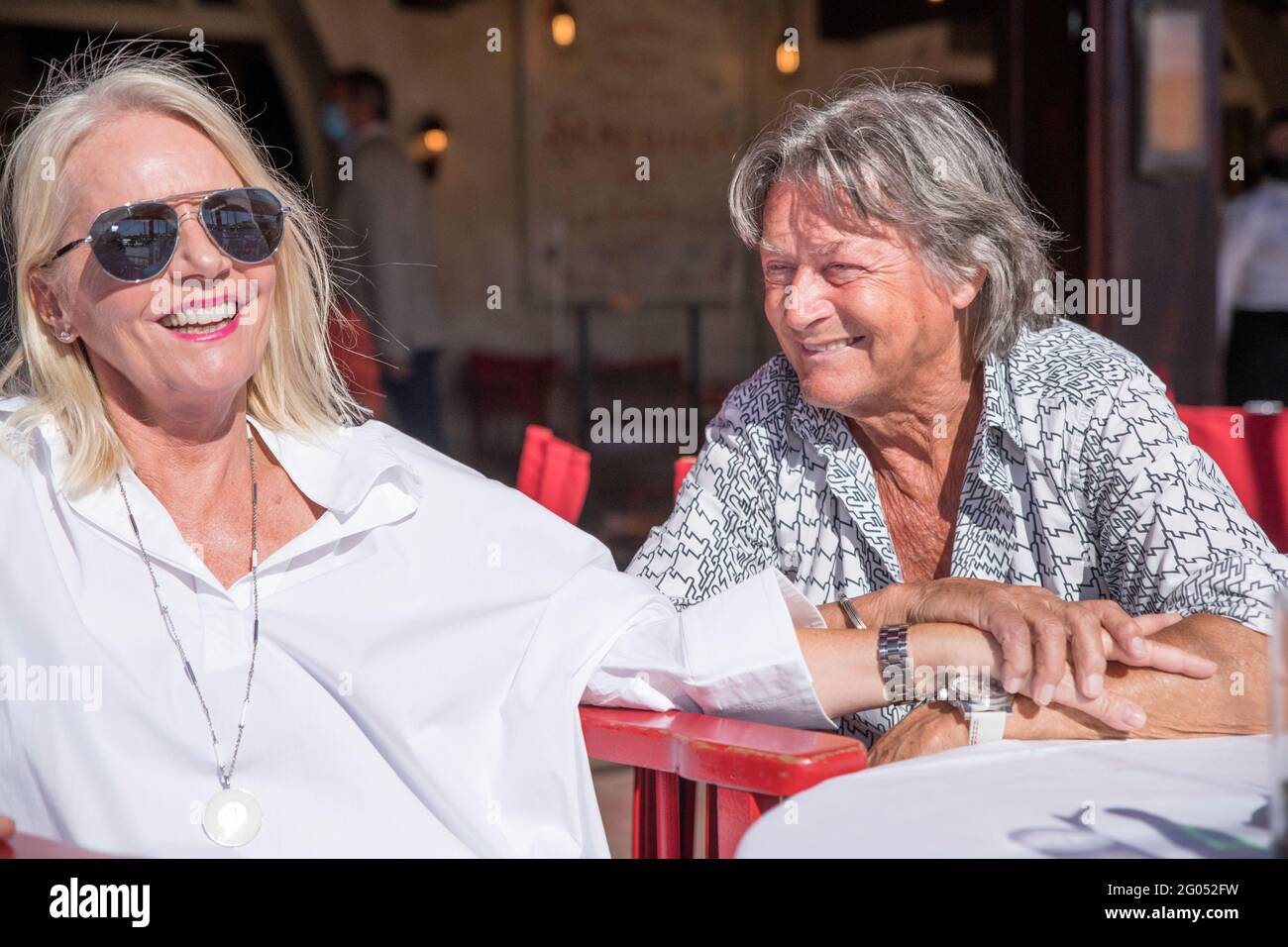 Saint Tropez, France. 25th May, 2021. Herbert Herrmann, actor, and his ...