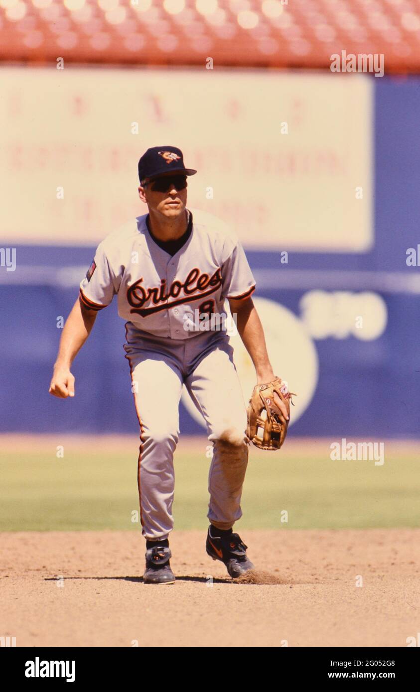 Baltimore Orioles baseball player Cal Ripken Jr. -- Please credit photographer Kirk Schlea Stock Photo