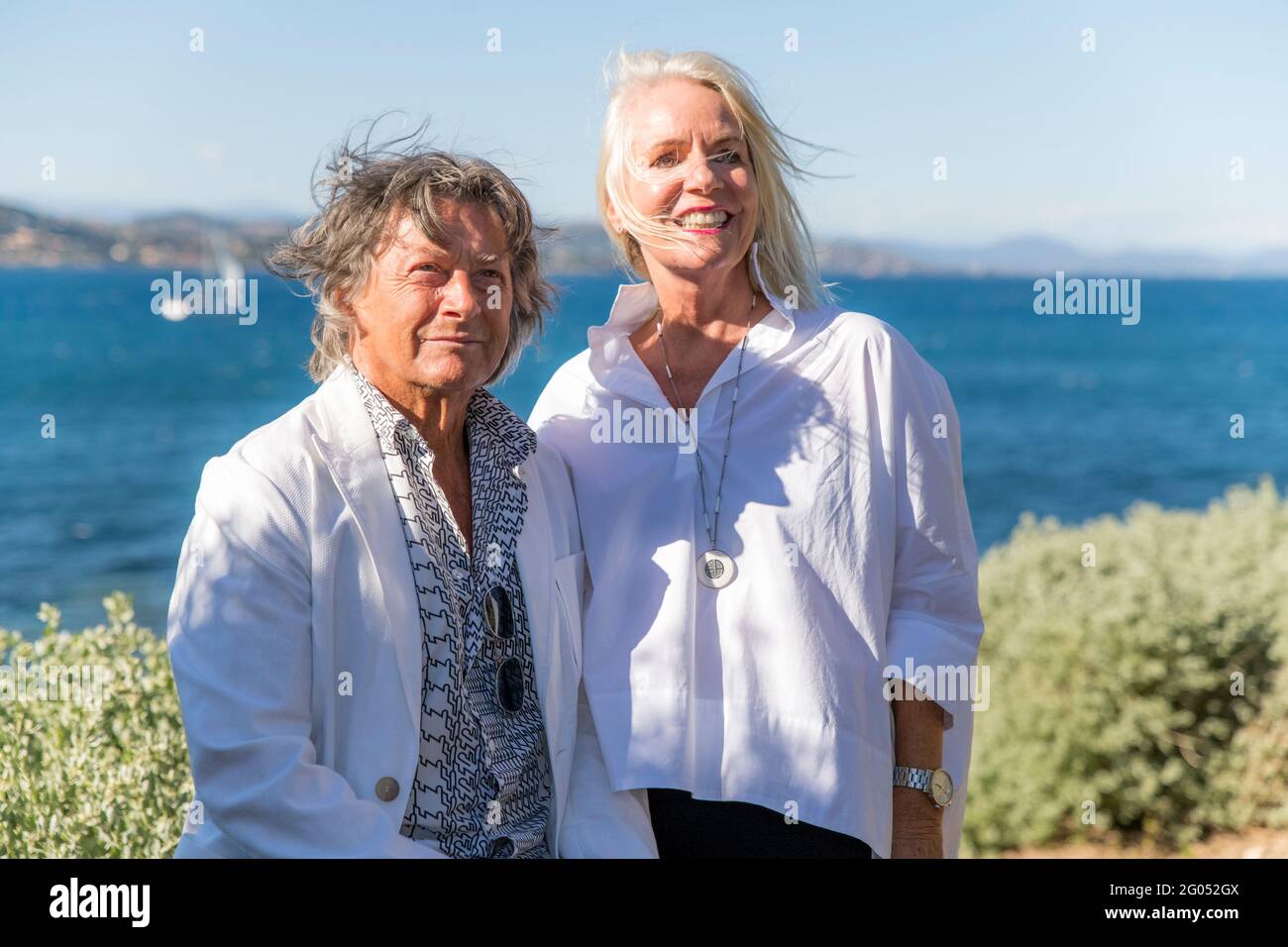 Saint Tropez, France. 25th May, 2021. Herbert Herrmann, actor, and his ...