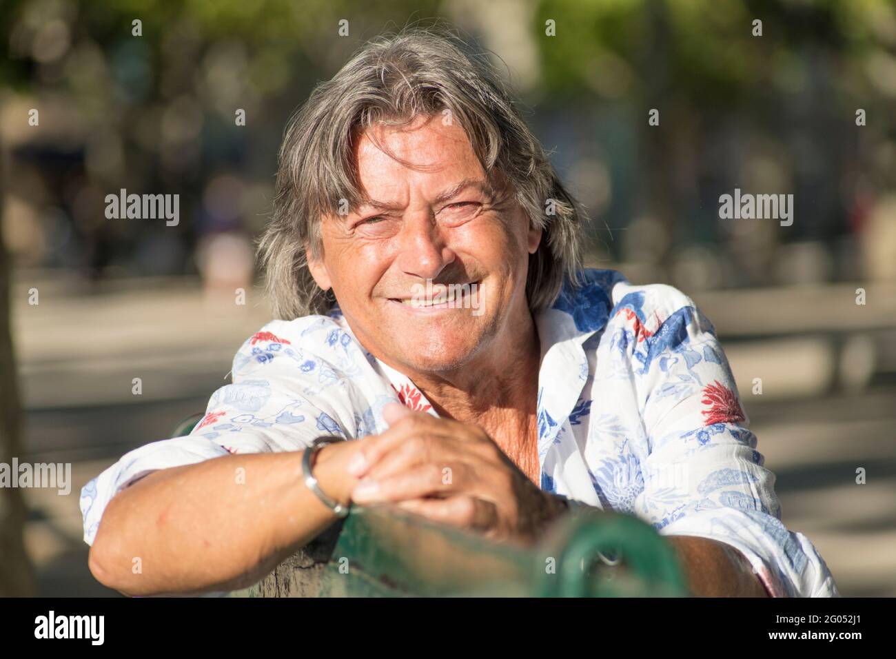 Saint Tropez, France. 25th May, 2021. Actor Herbert Herrmann sits on a ...