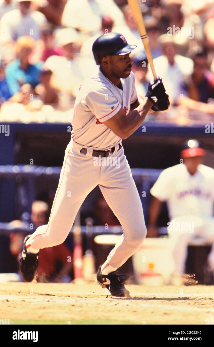 Boston Red Sox baseball player Andre Dawson -- Please credit photographer Kirk Schlea Stock Photo