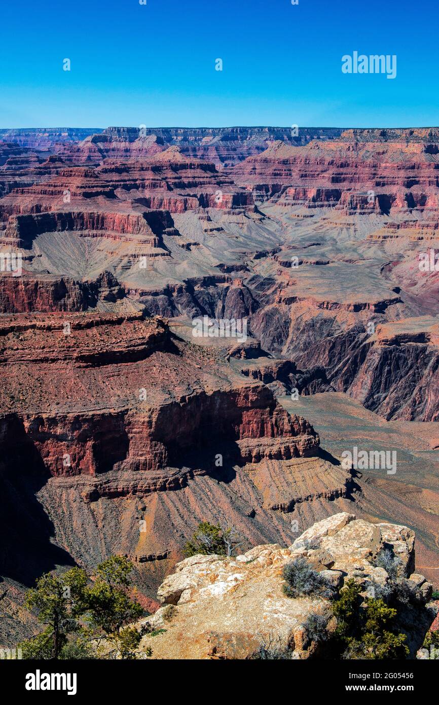 Maricopa Point, South Rim, Grand Canyon National Park, Arizona Stock