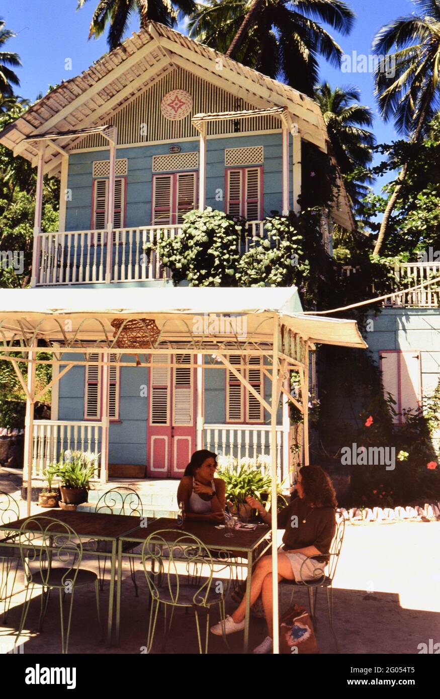 1990s St. Lucia (Eastern Caribbean) "Bang Between the Pitons," local