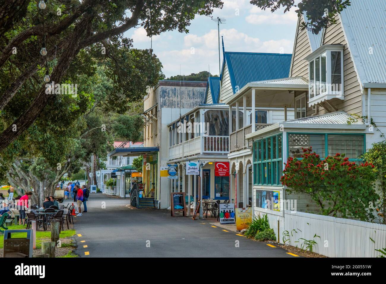 The Strand, Russell, North Island, New Zealand Stock Photo Alamy
