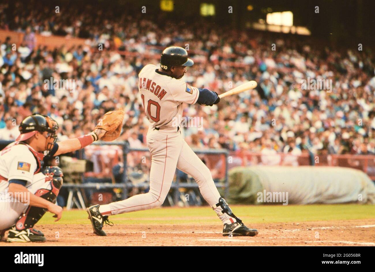 Boston Red Sox baesball player Andre Dawson -- Please credit photographer Kirk Schlea Stock Photo