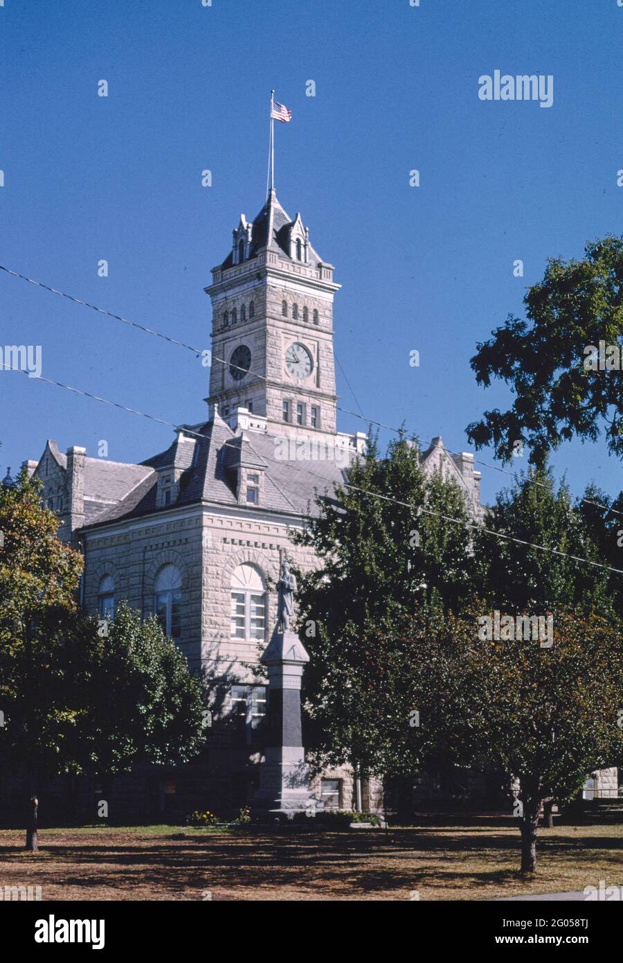 1990s United States Clay County Courthouse, Clay Center, Kansas 1993