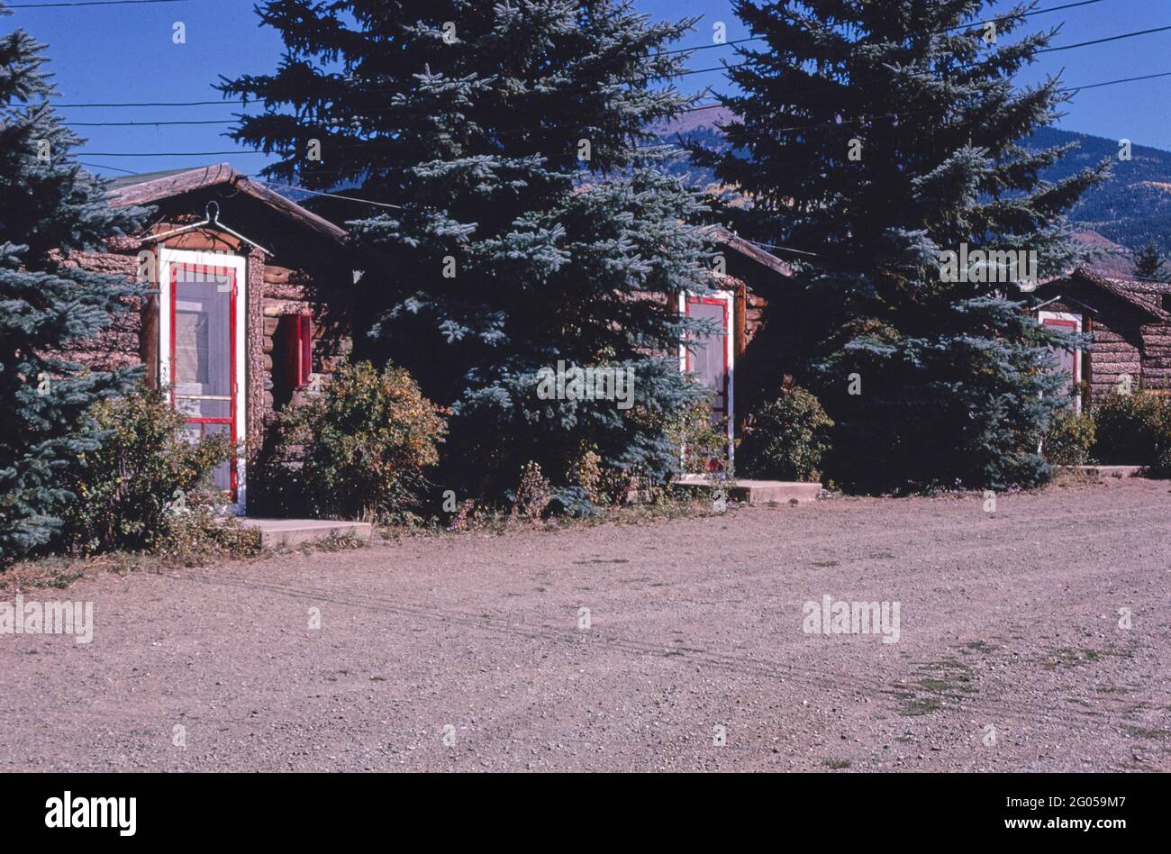 1980s United States Horseshoe Motel, Eagle Nest, New Mexico 1980