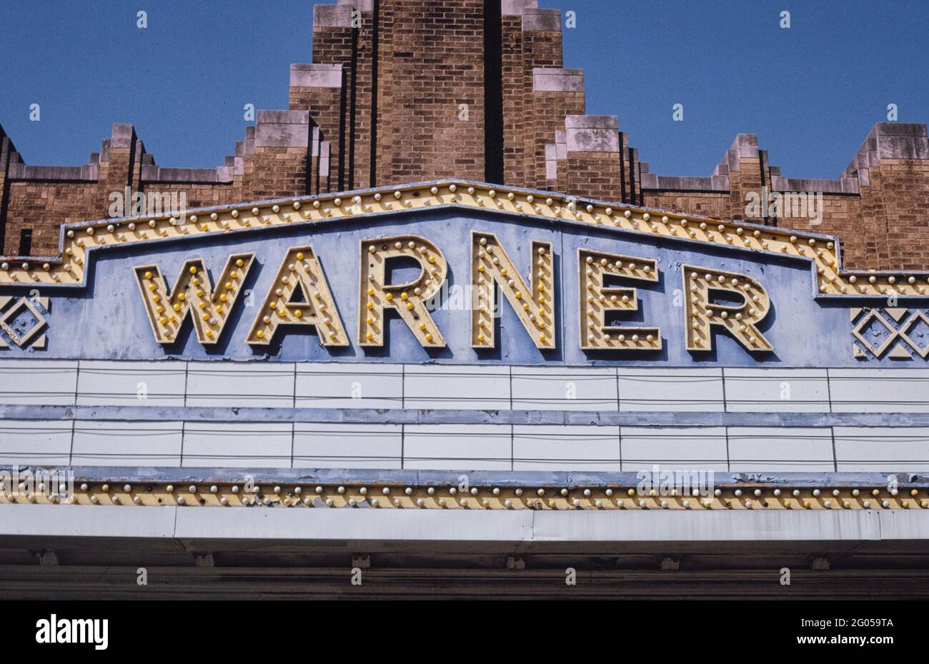 1990s America Warner Theater, West Virginia 1995 Stock