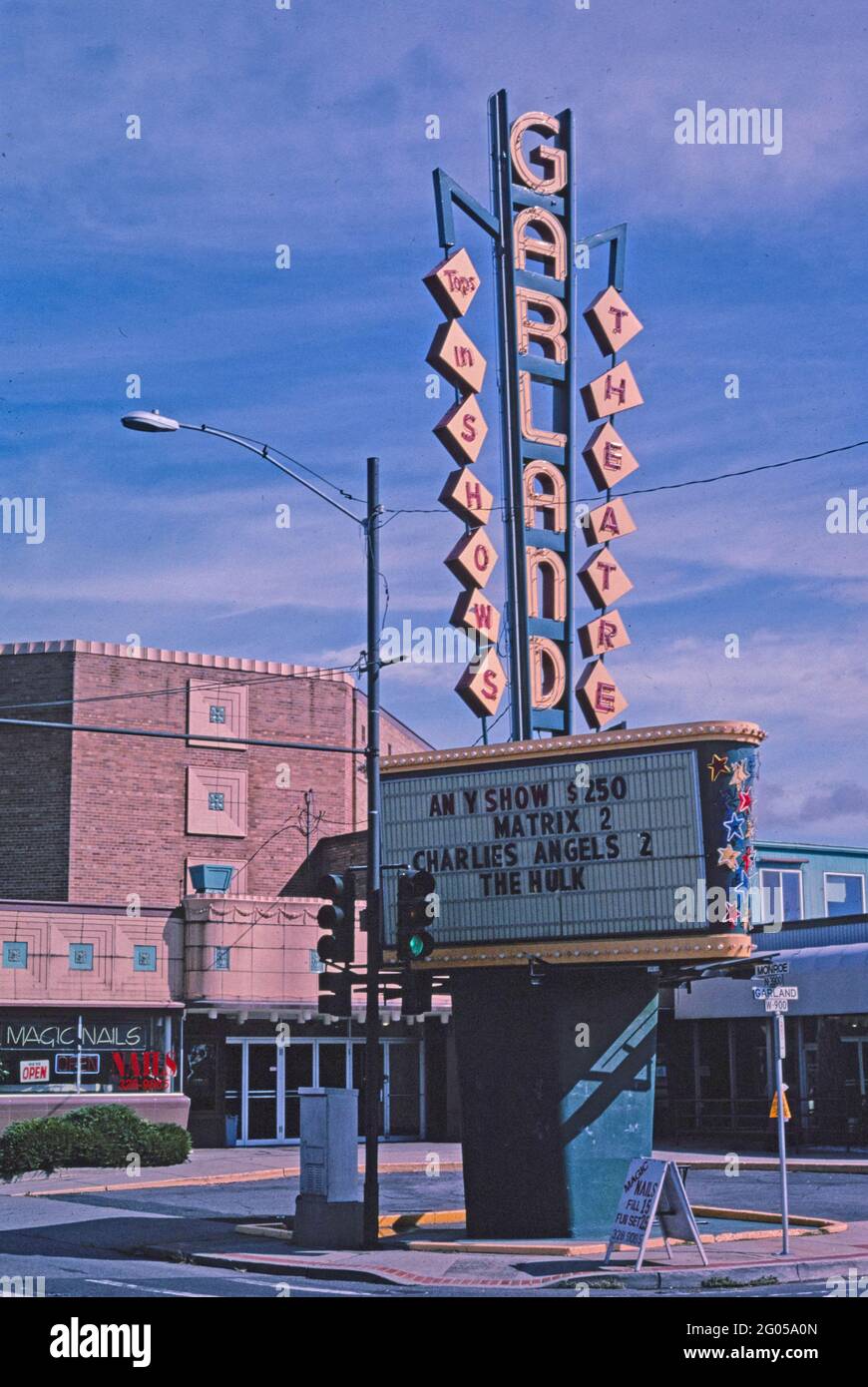 2000s America - Garland Theater, Spokane, Washington 2003 Stock Photo -  Alamy