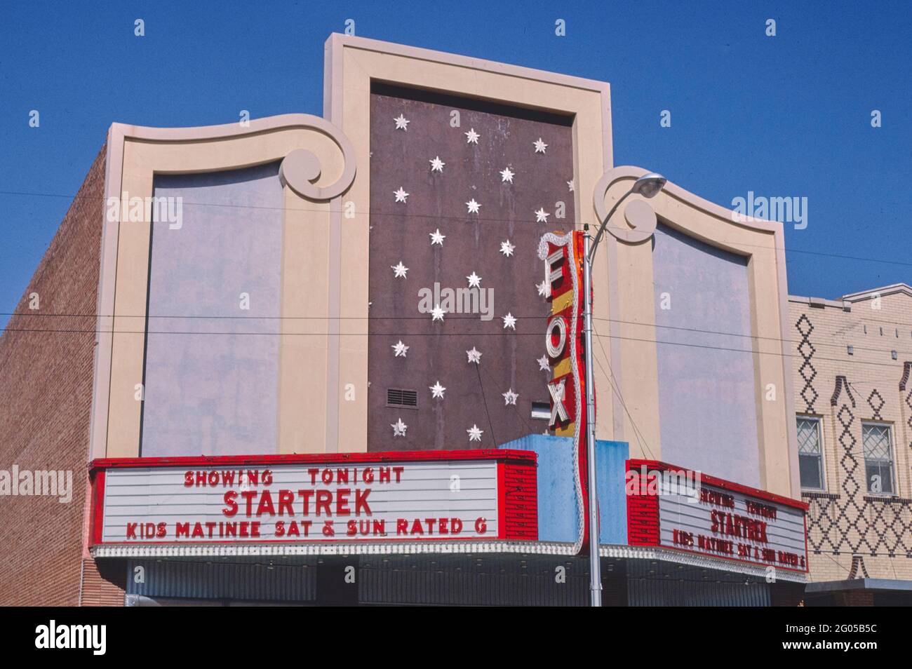 1980s America Fox Theater, McCook, Nebraska 1980 Stock Photo Alamy