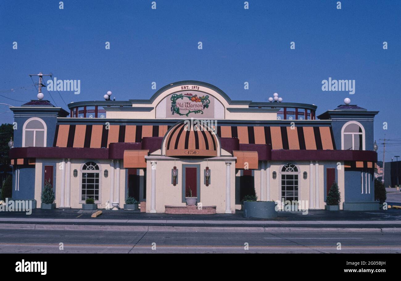 2000s America Old Warsaw Restaurant, Harwood Heights, Illinois 2003 Stock Photo Alamy