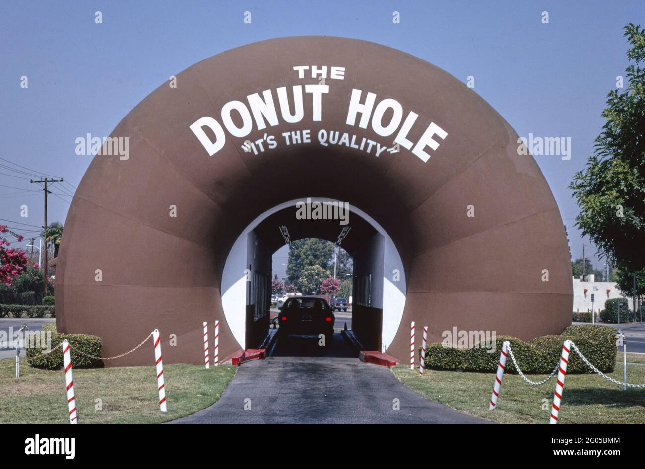 1990s America -  The Donut Hole, La Puente, California 1991 Stock Photo