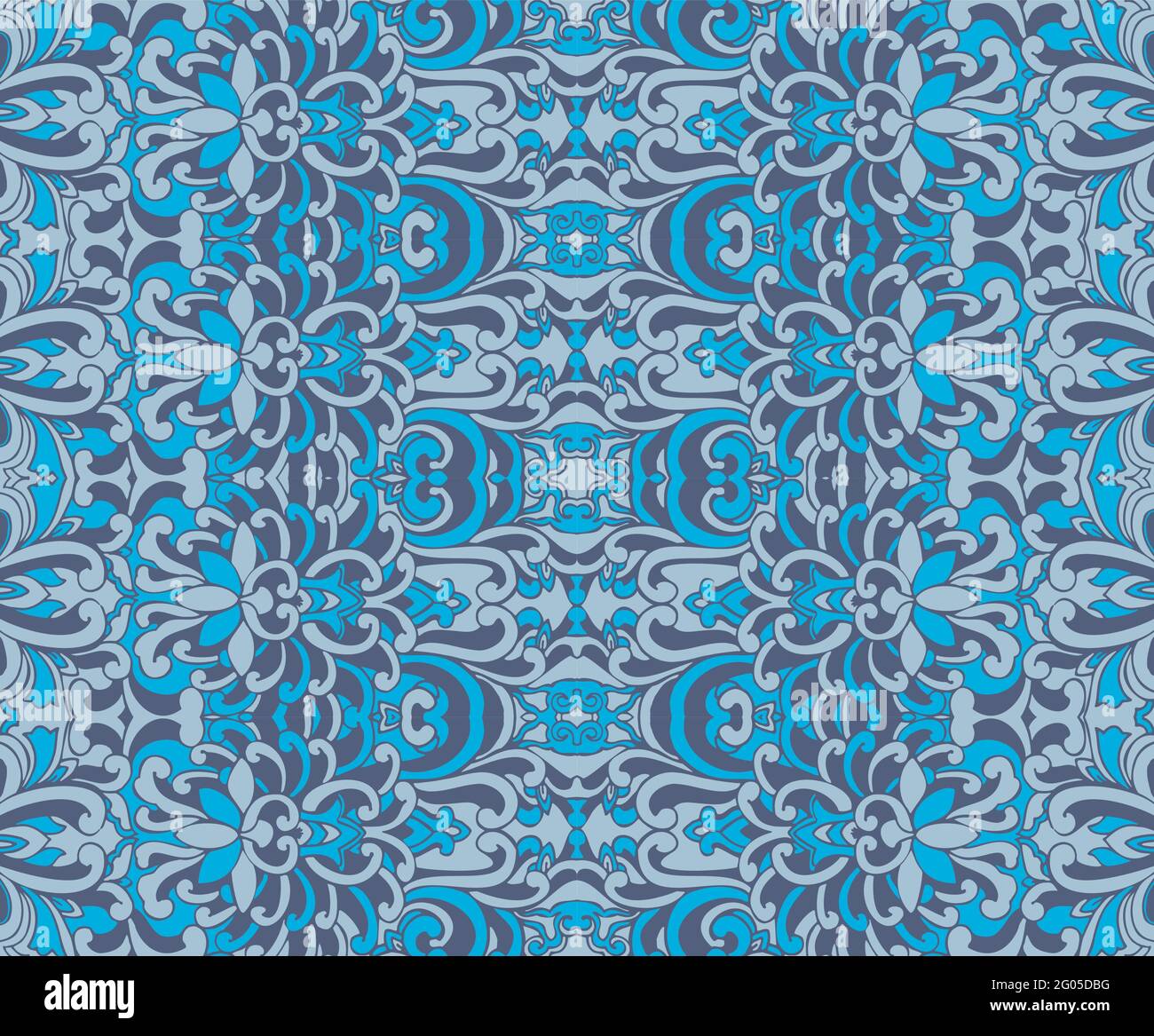 Seamless Oriental Floral Vector Pattern. Traditional floral pattern for ...