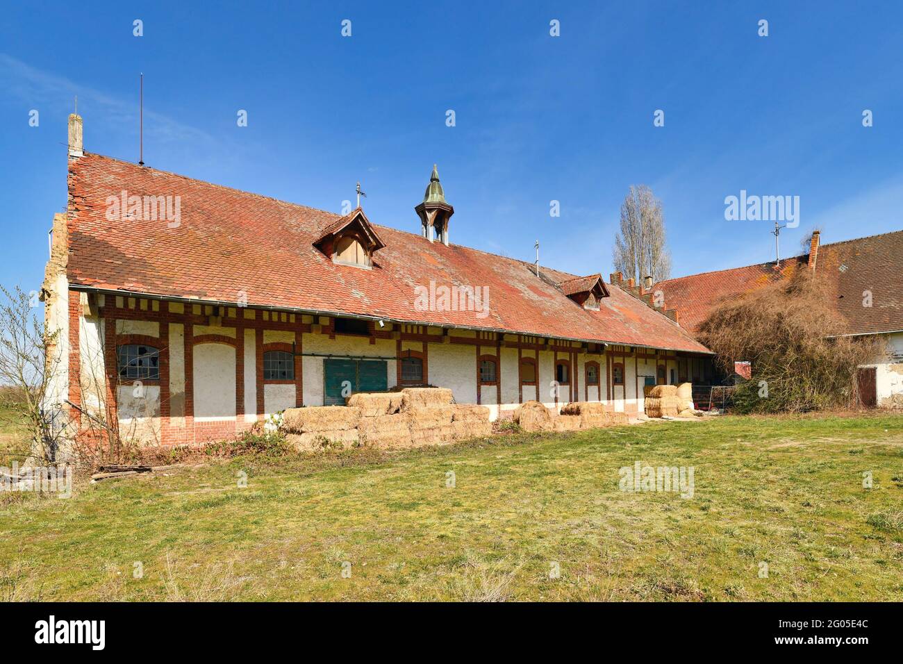 small german village old farm