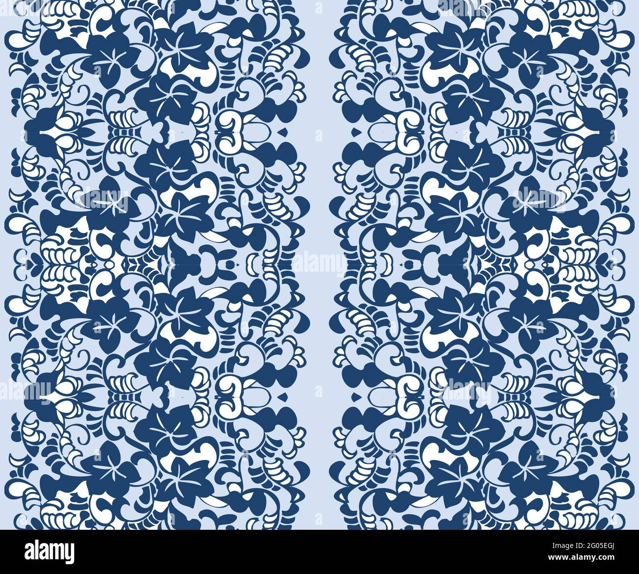 Seamless Oriental Floral Vector Pattern. Traditional floral pattern for ...