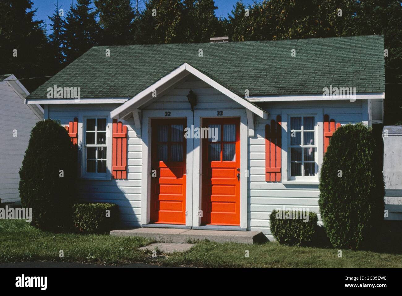 1980s United States Stratts Breeze Motel, Saint Ignace, Michigan 1980