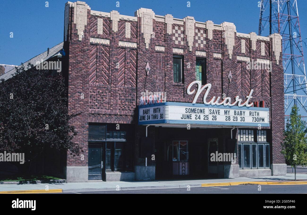 2000s America Nuart Theater, Blackfoot, Idaho 2004 Stock Photo Alamy