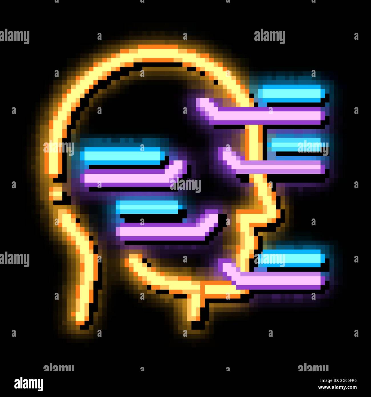 Face Injection Sites neon glow icon illustration Stock Vector Image ...