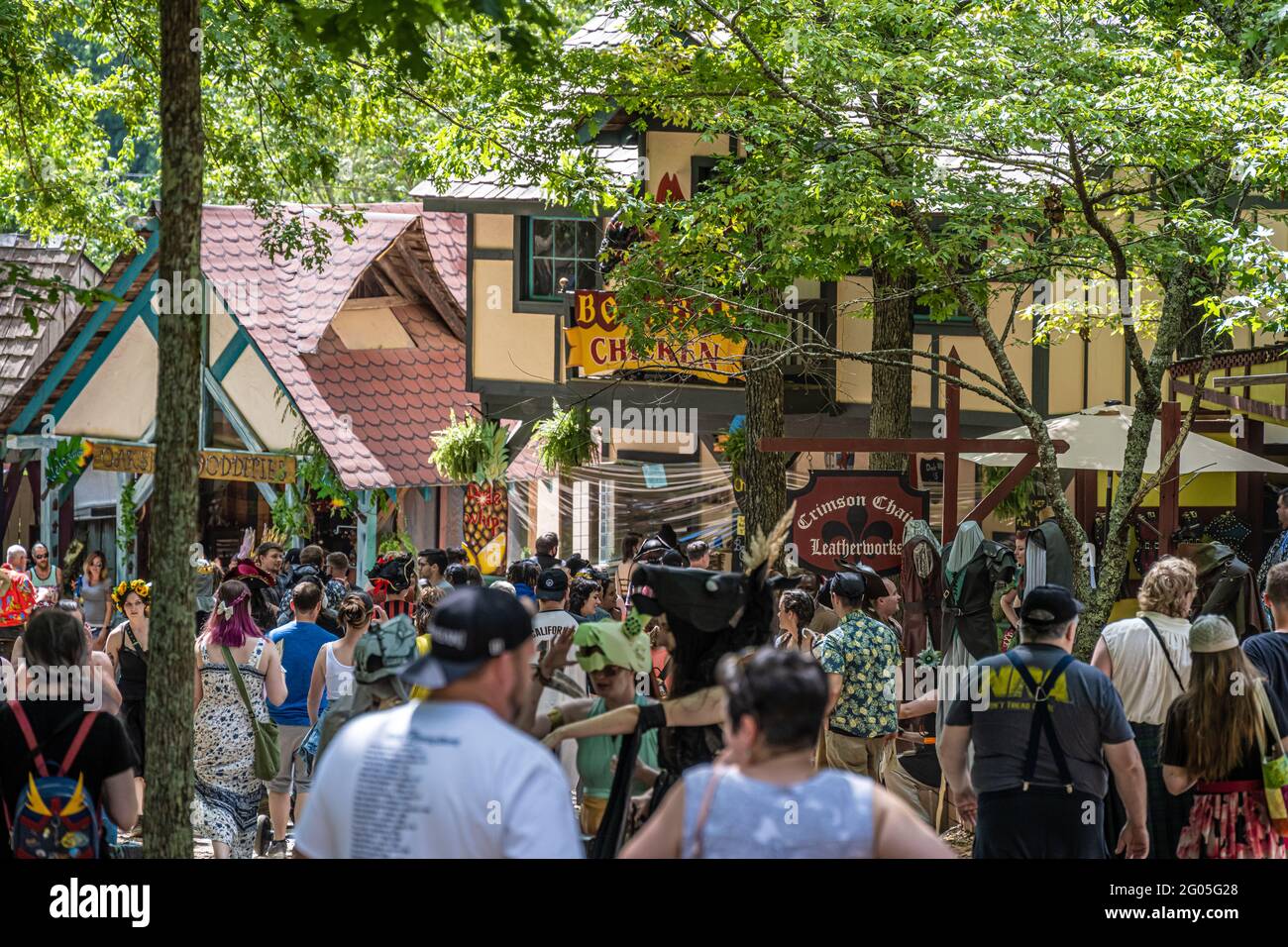 Renaissance Festival visitors in Fairburn (Metro Atlanta
