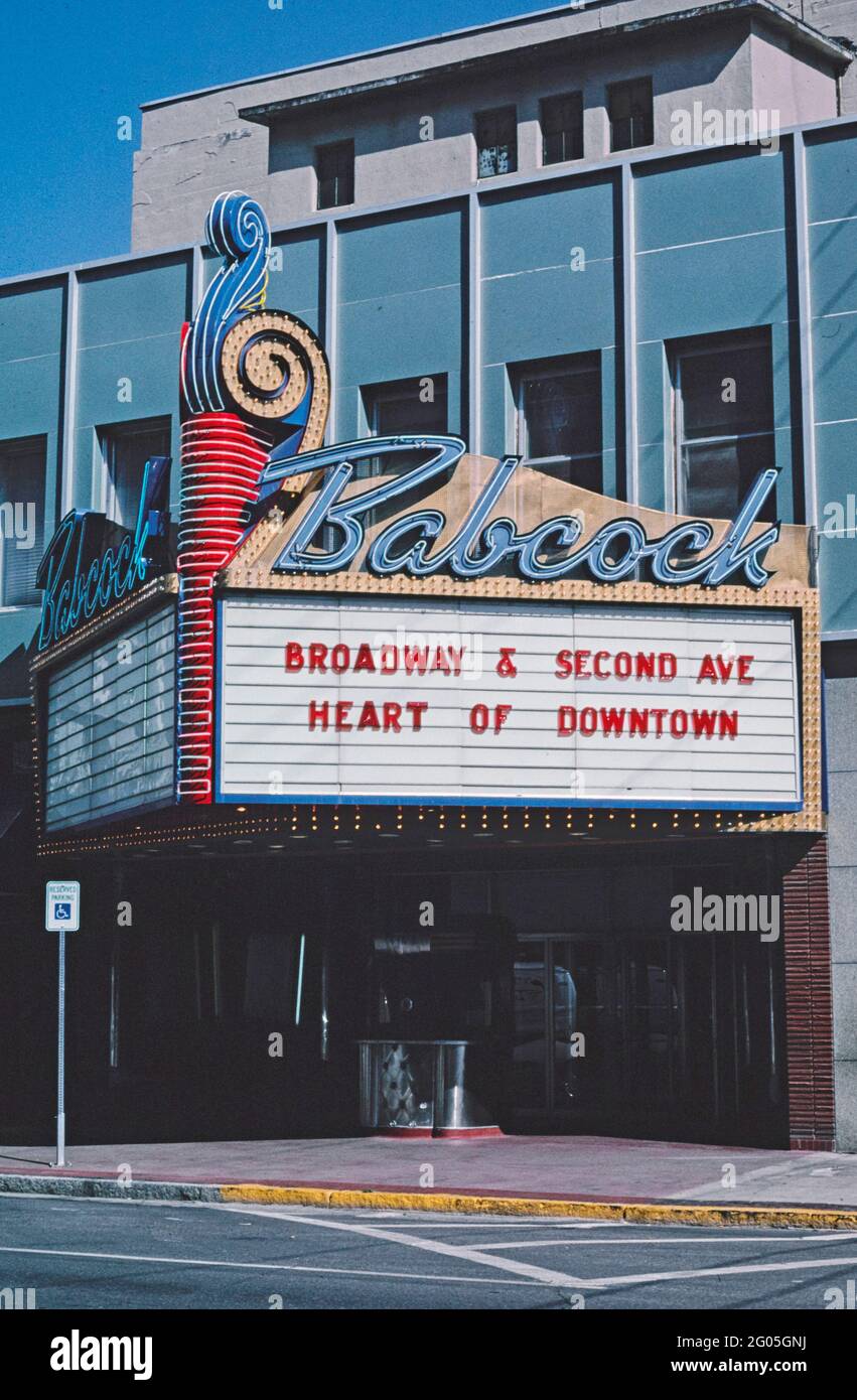 2000s America Babcock Theater, Billings, Montana 2004 Stock Photo Alamy