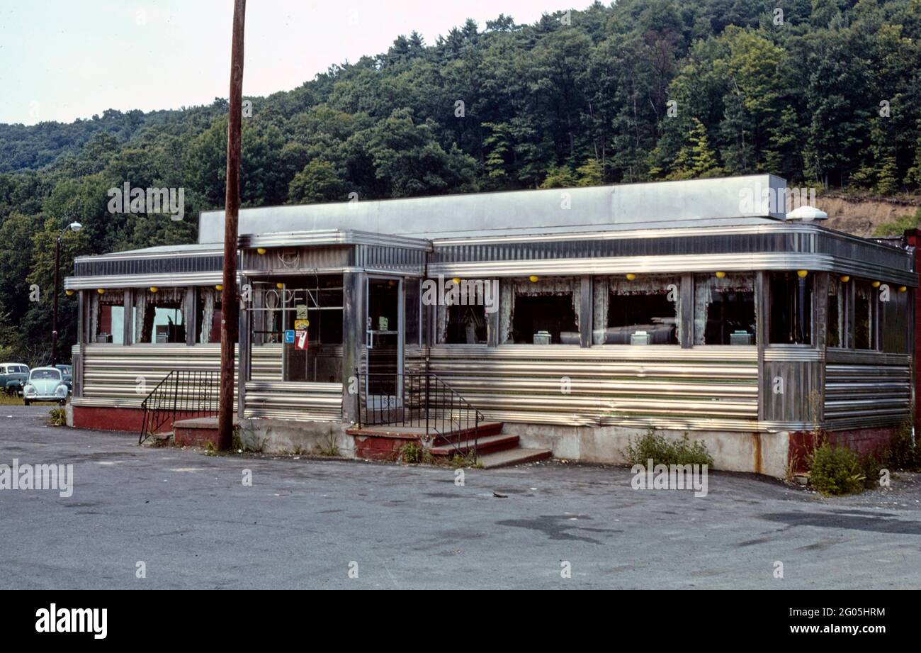 1970s America Royal Diner north of Kingston, New York 1976 Stock
