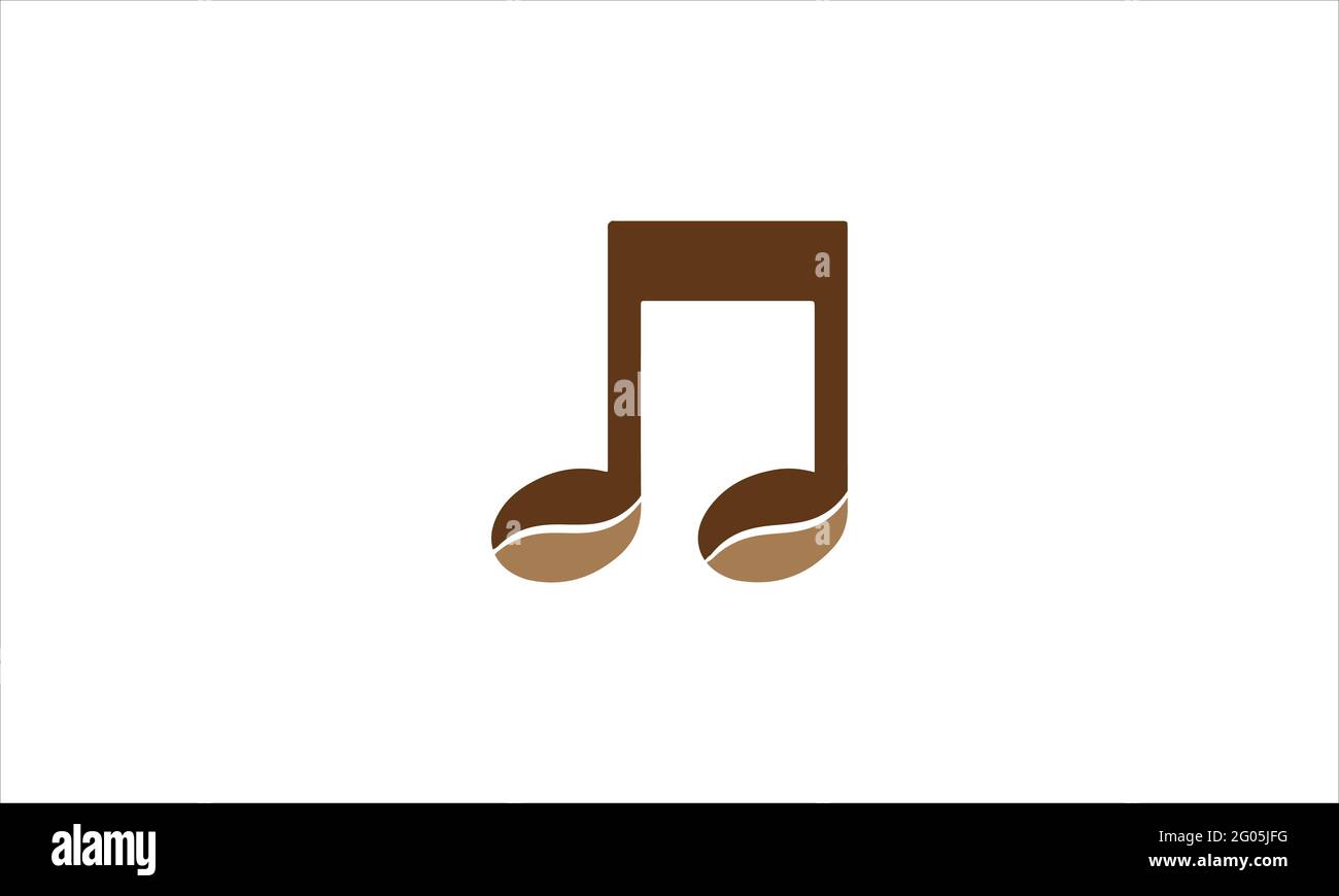 Audio Music note icon Logo design vector template illustration Stock Vector