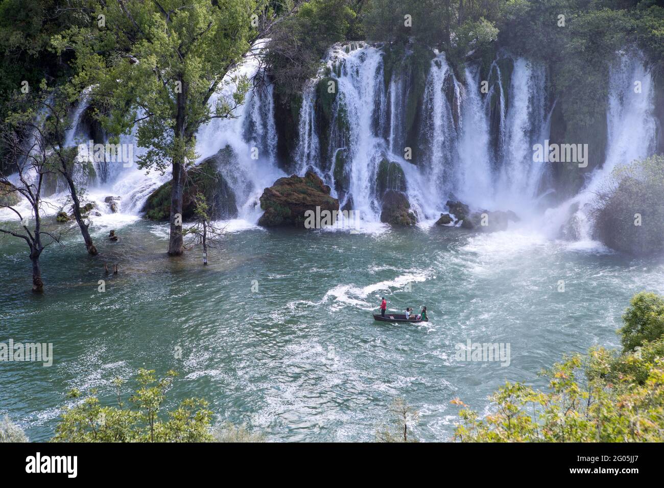 Kravica or Kravice waterfalls, Herzegovina, Bosnia and Herzegovina Stock Photo