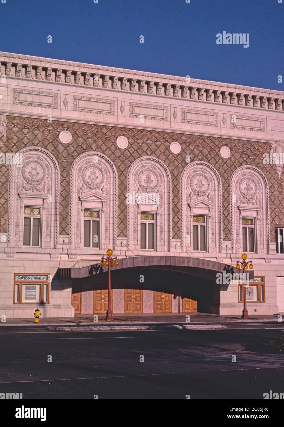 1980s America Capitol Theater, Yakima, Washington 1987 Stock Photo
