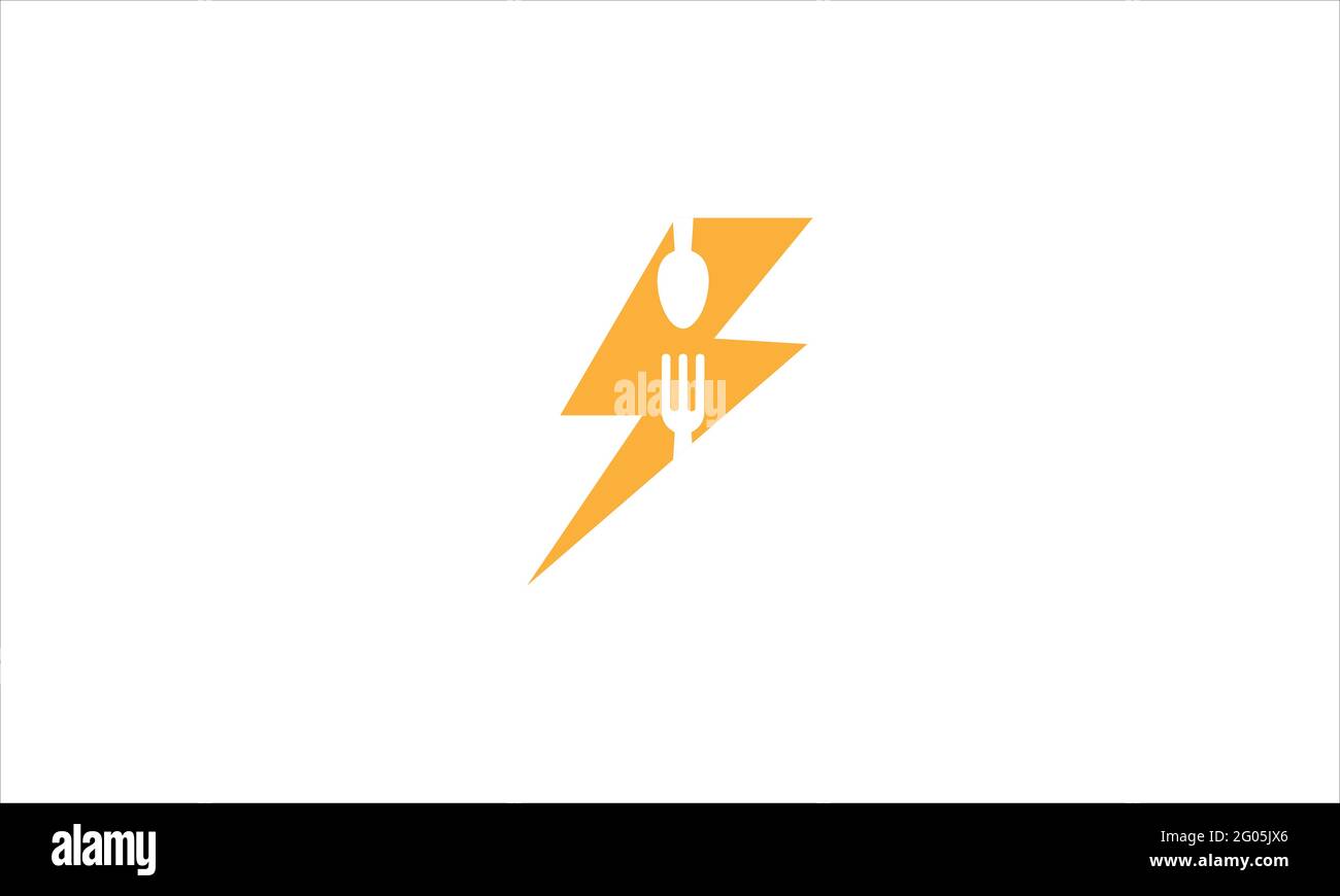 Single lightning bolt Stock Vector Images - Alamy