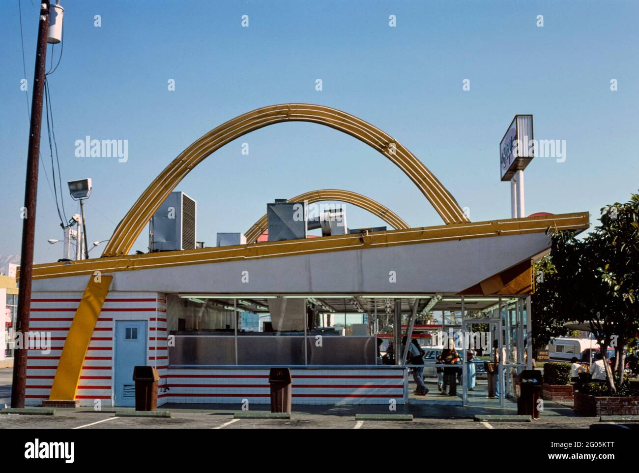 1970s America McDonald's, Azusa, California 1977 Stock Photo Alamy