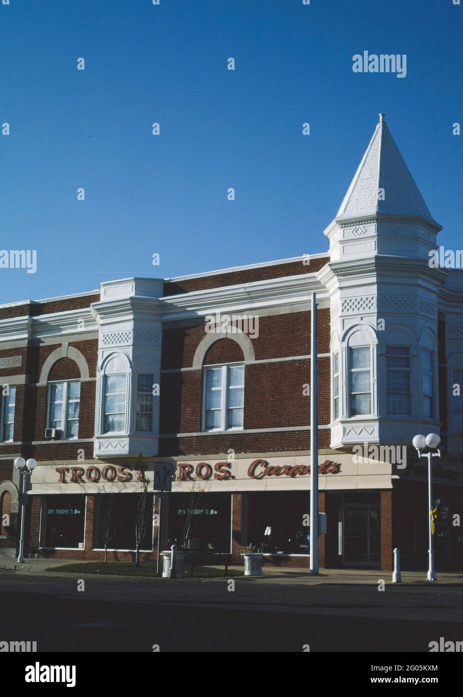 1990s America Carpet Store, Saint Joseph, Michigan 1991 Stock Photo