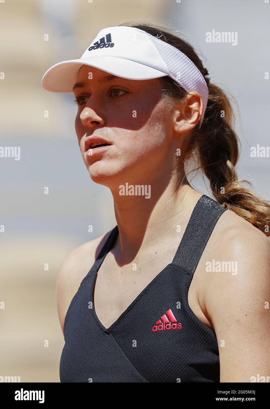 Kaja Juvan of Slovenia during the first round of Roland-Garros 2021, Grand  Slam tennis tournament on May 31, 2021 at Roland-Garros stadium in Paris,  France - Photo Nicol Knightman / DPPI Stock Photo - Alamy