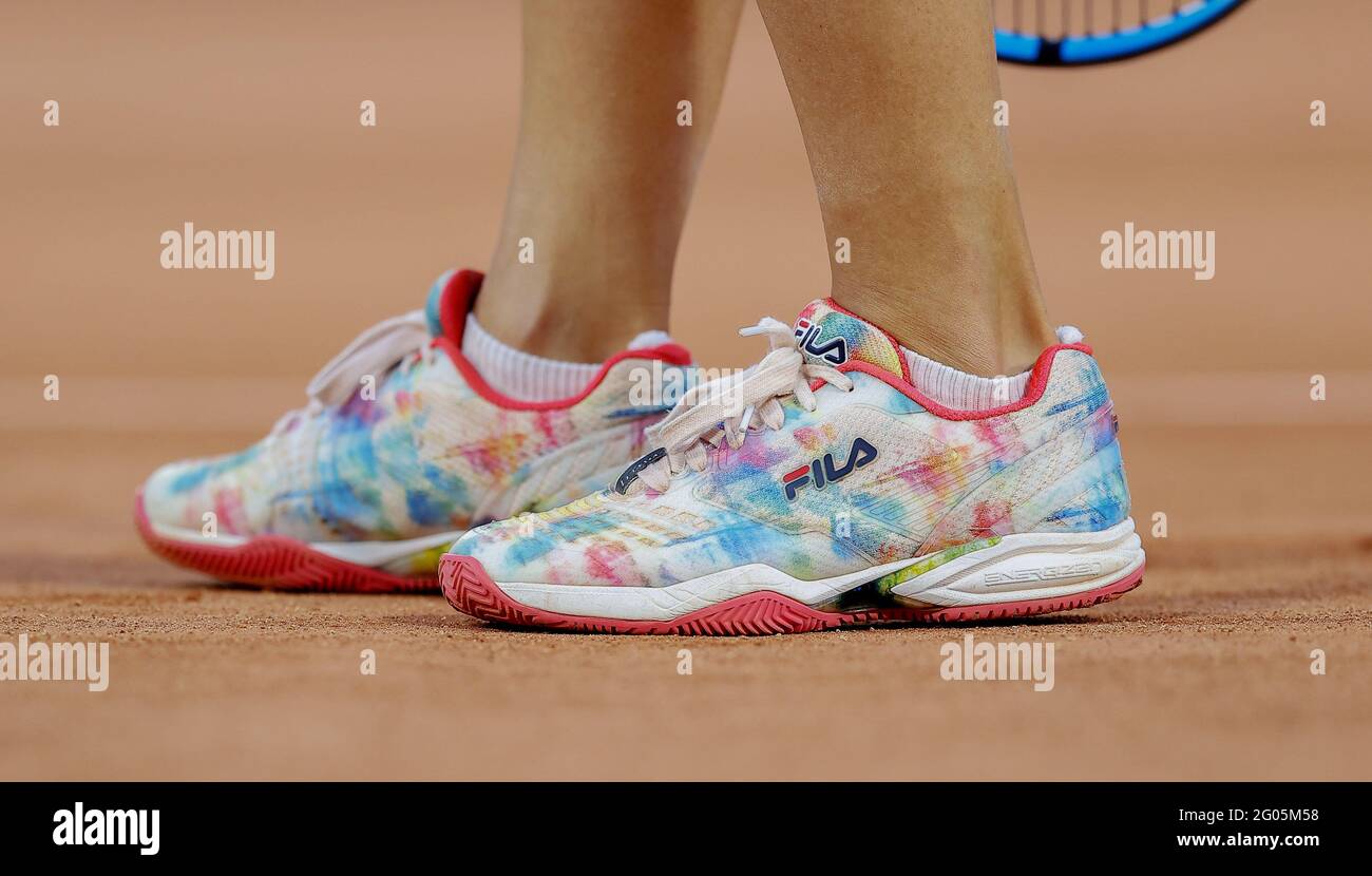 Irina-Camelia Begu of Romania, shoes Fila during Roland-Garros 2021, Grand  Slam tennis tournament on May 31, 2021 at Roland-Garros stadium in Paris,  France - Photo Nicol Knightman / DPPI Stock Photo - Alamy