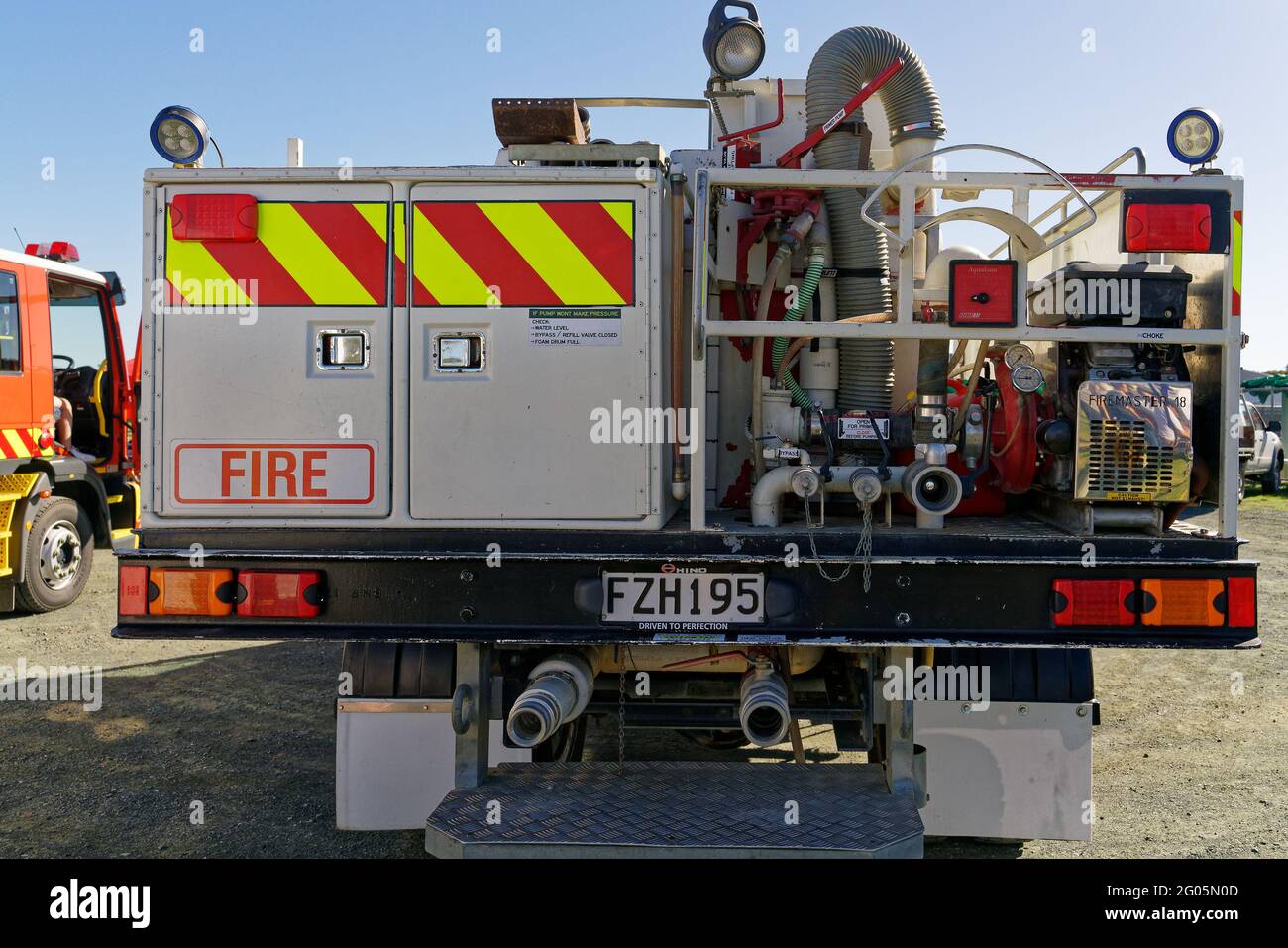 Fire engine rear hi-res stock photography and images - Alamy