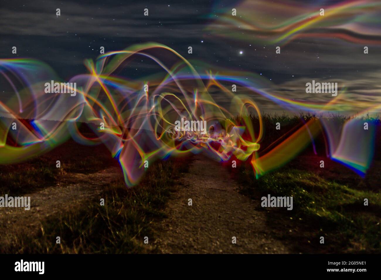 Colorful light drawing for wallpaper and background Stock Photo - Alamy