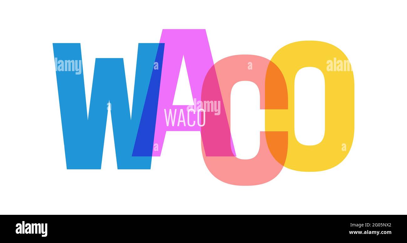 Waco postcard Stock Vector Images - Alamy