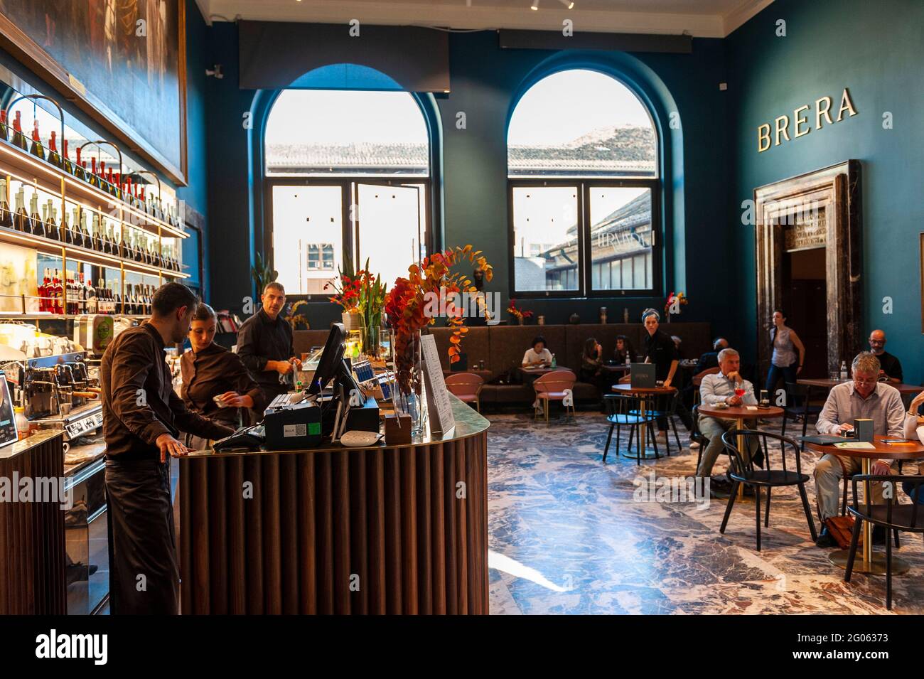 Caffè Fernanda, a bistrot inside the Pinacoteca di Brera museum, Brera ...