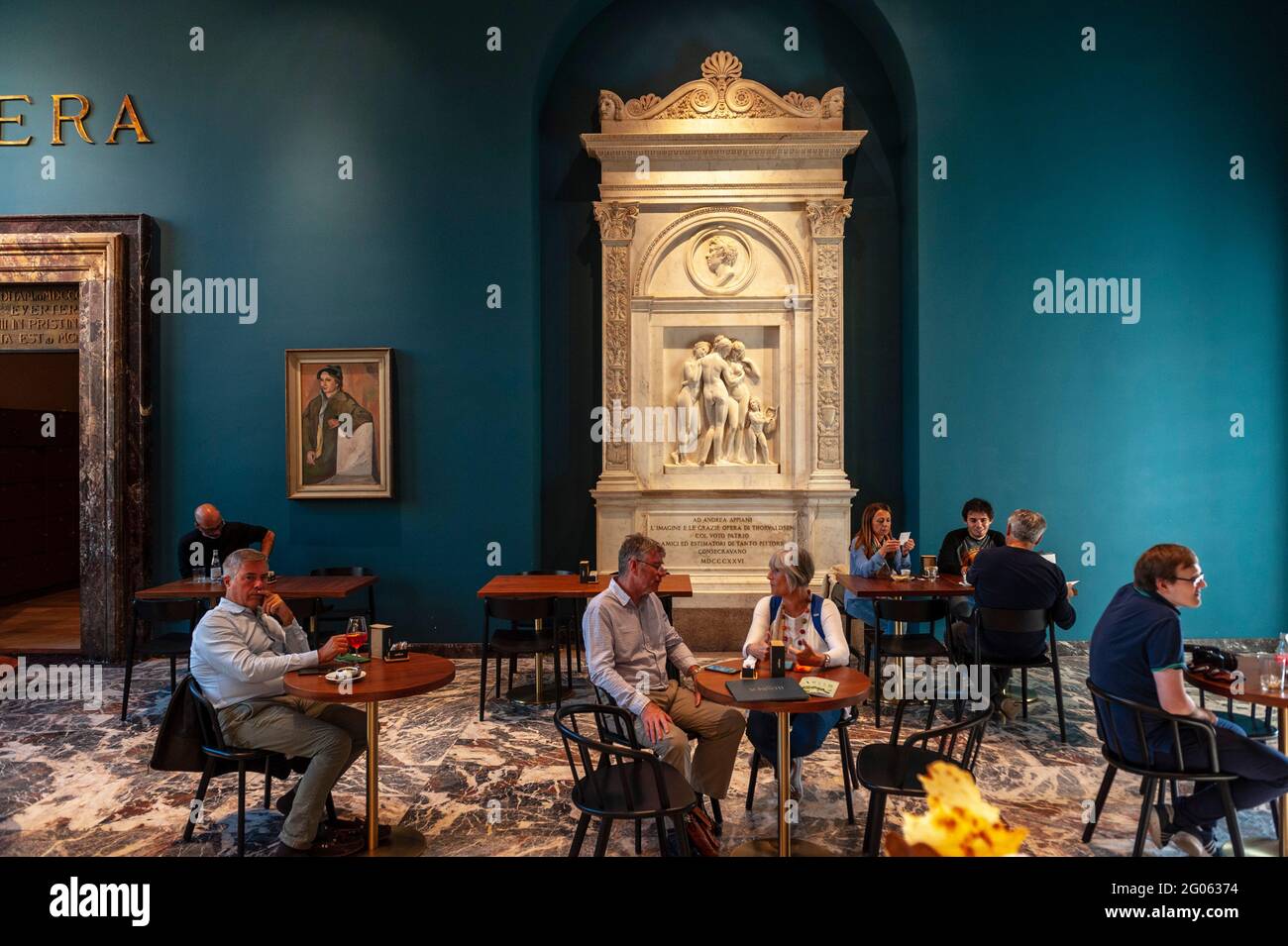 Caffè Fernanda, a bistrot inside the Pinacoteca di Brera museum, Brera ...