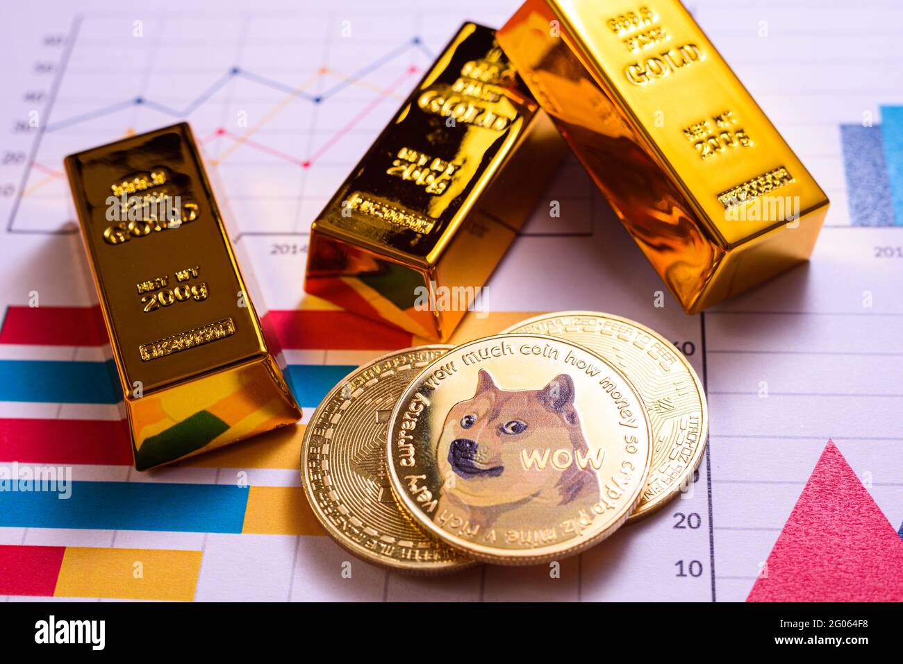 Dogecoin is a crypto with no real value to back it up, loved by speculators  Stock Photo - Alamy