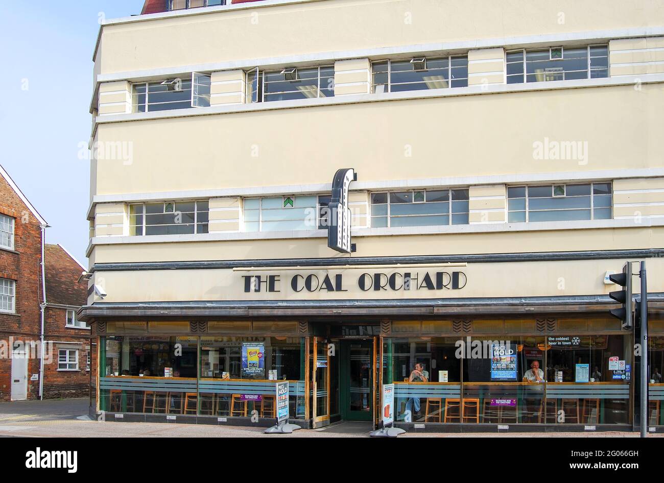 The Art Deco Coal Orchard (Wetherspoons) pub exterior, Bridge Street