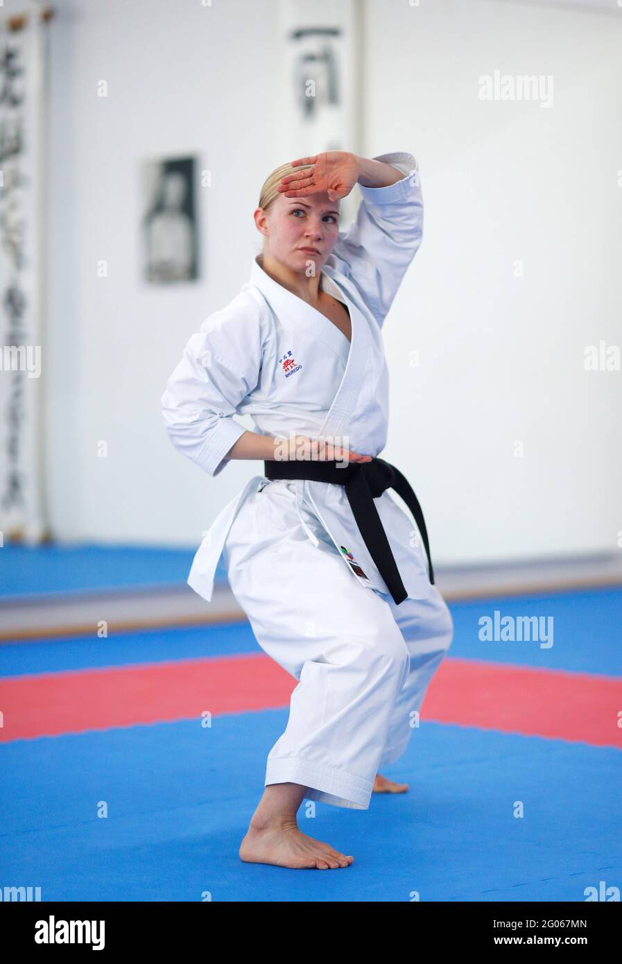 German Kata Karate World Champion Jasmin Juettner Prepares For The Tokyo Olympics With Her Coach Efthimios