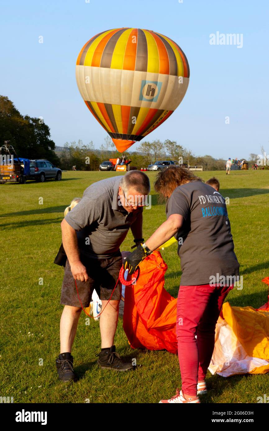 Balloon Festival, Robin Hill, Isle of Wight, England, UK Stock Photo Alamy