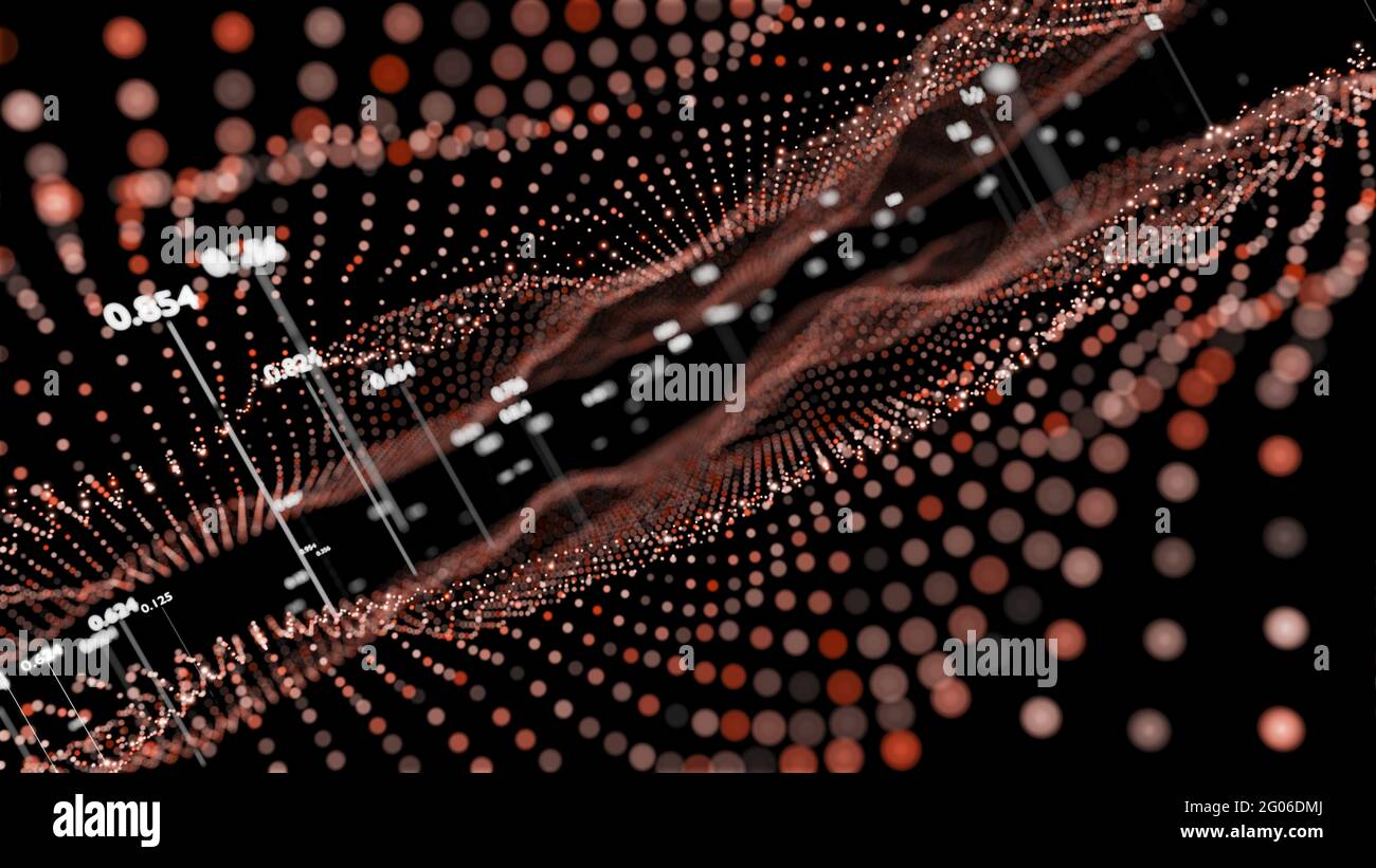 Big Data Visualization. Abstract structure Stock Photo - Alamy
