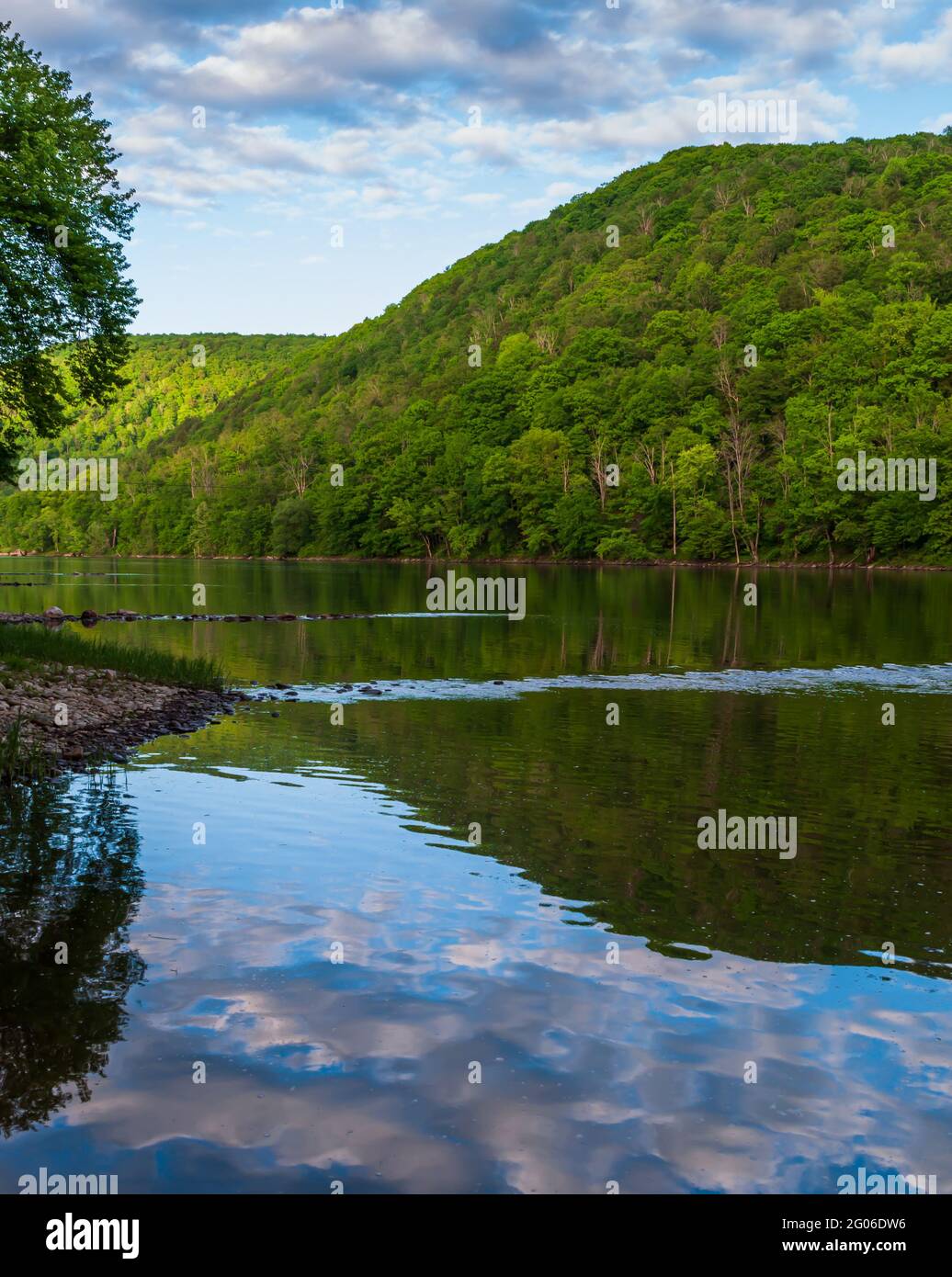 The Allegheny river valley in Althom, Pennsylvania, USA Stock Photo Alamy