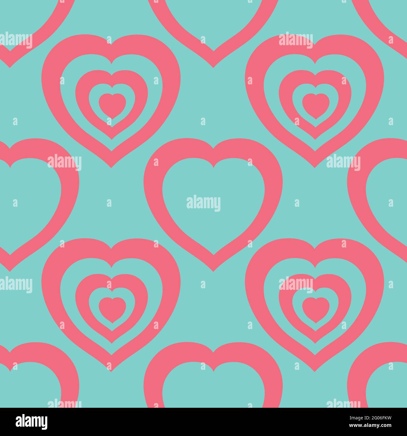 love, heart shape pink color vector Stock Vector
