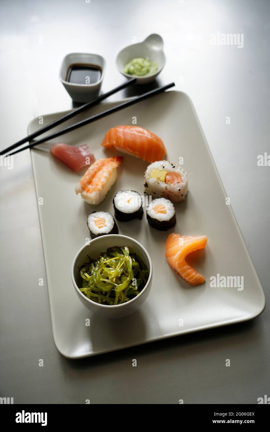 Sushi Board with Bowl